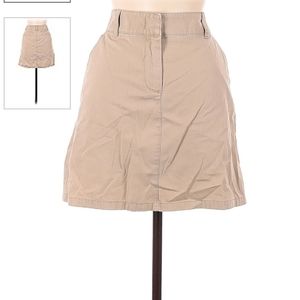 J. Crew Khaki Mini Skirt